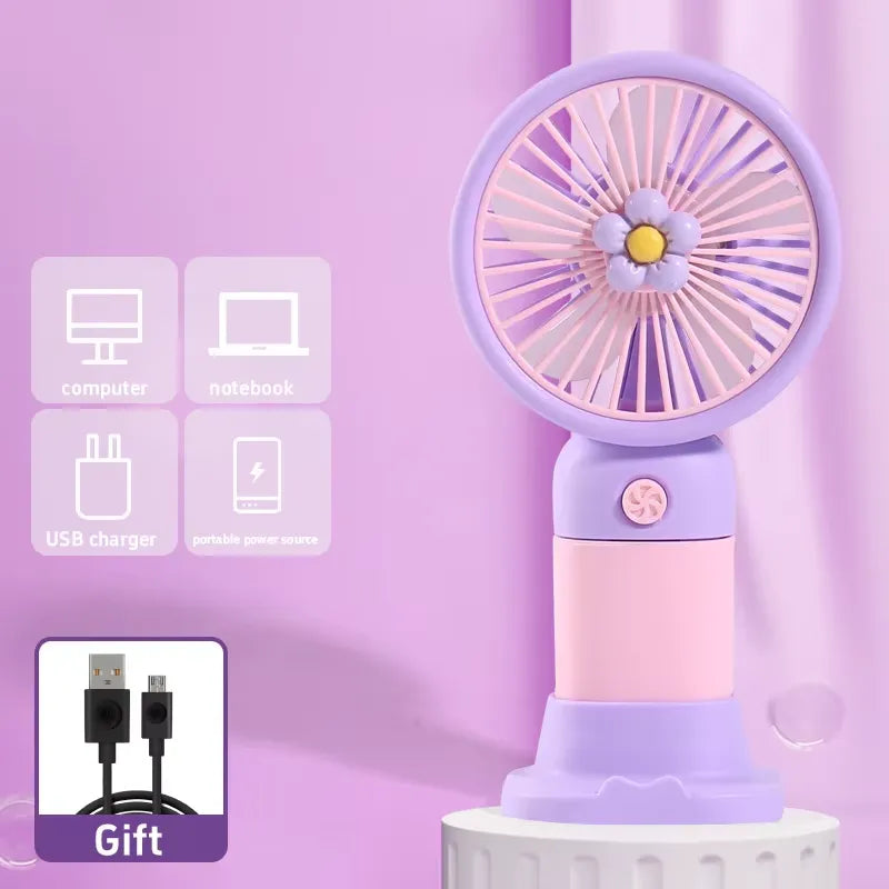 Rechargeable Handheld Portable Cooling Fan