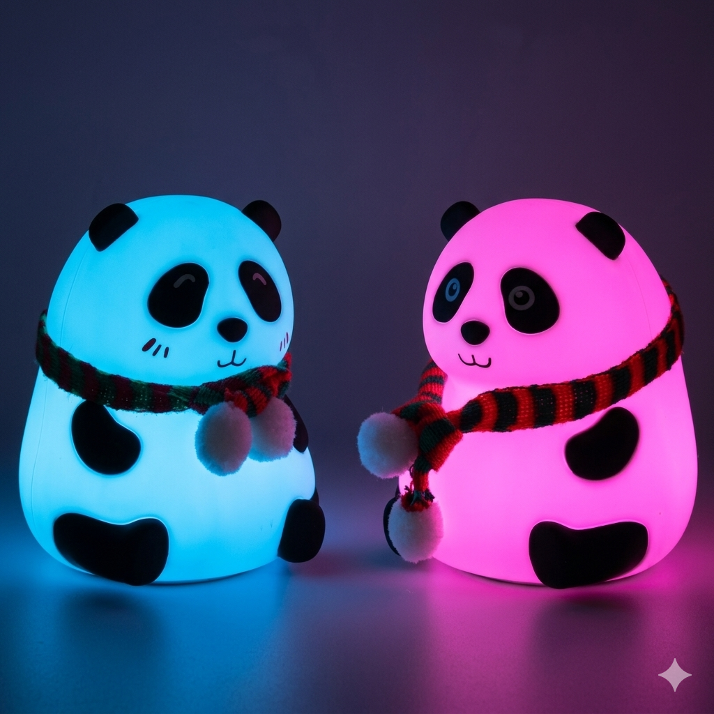 Panda Night Lamp 7 Color Changing LED