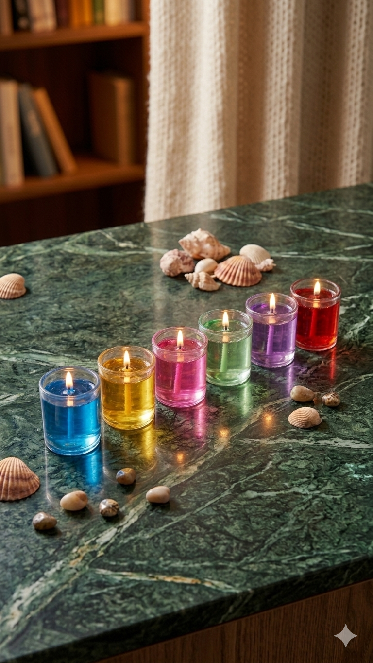 Pack of 6 Scented Candle Set