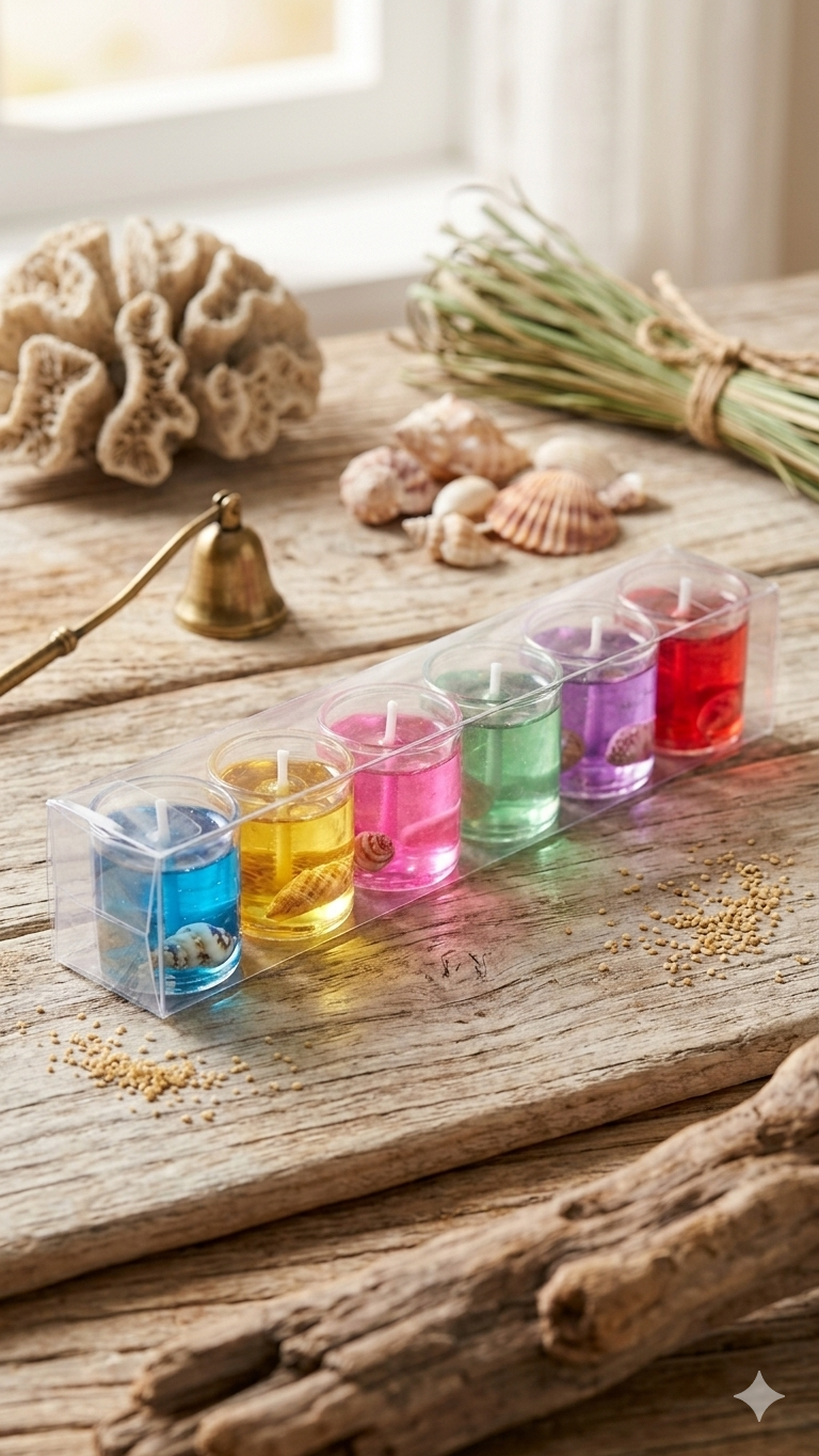Pack of 6 Scented Candle Set