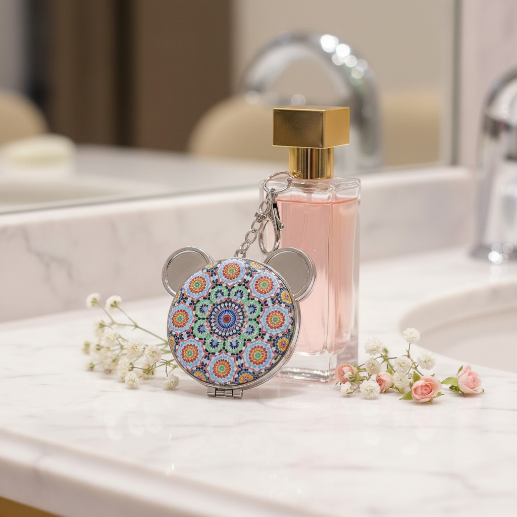Bear Mirror Keychain Vanity Lifestyle