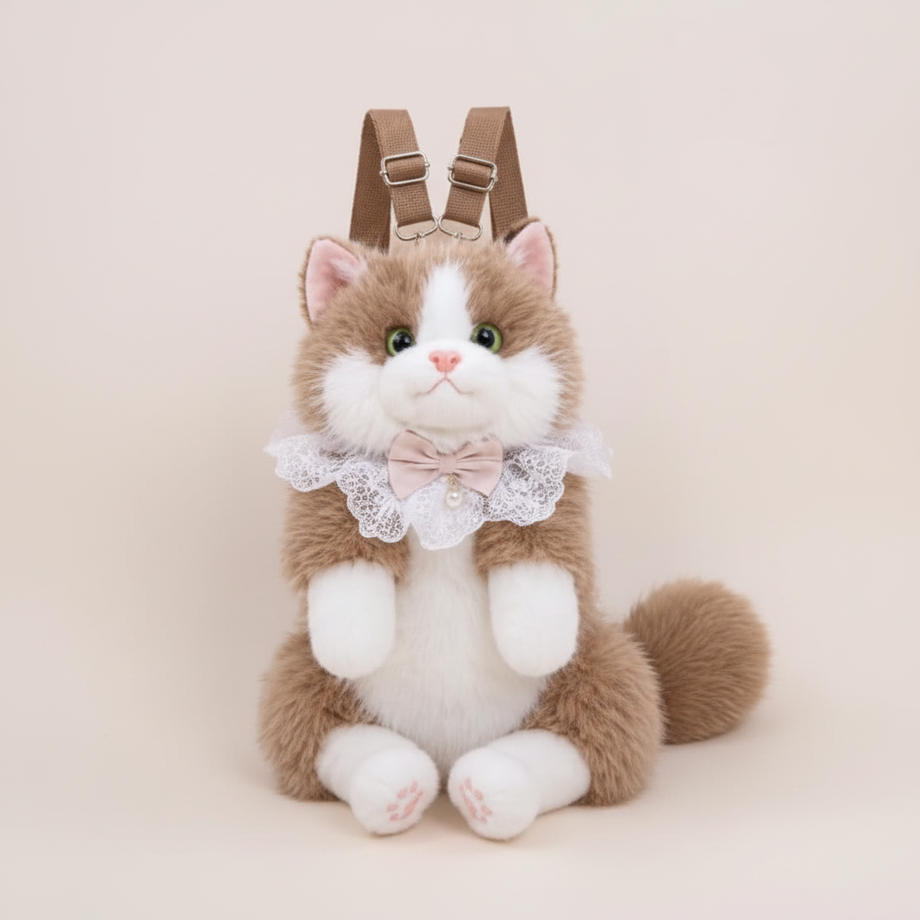 Brown Cat Backpack