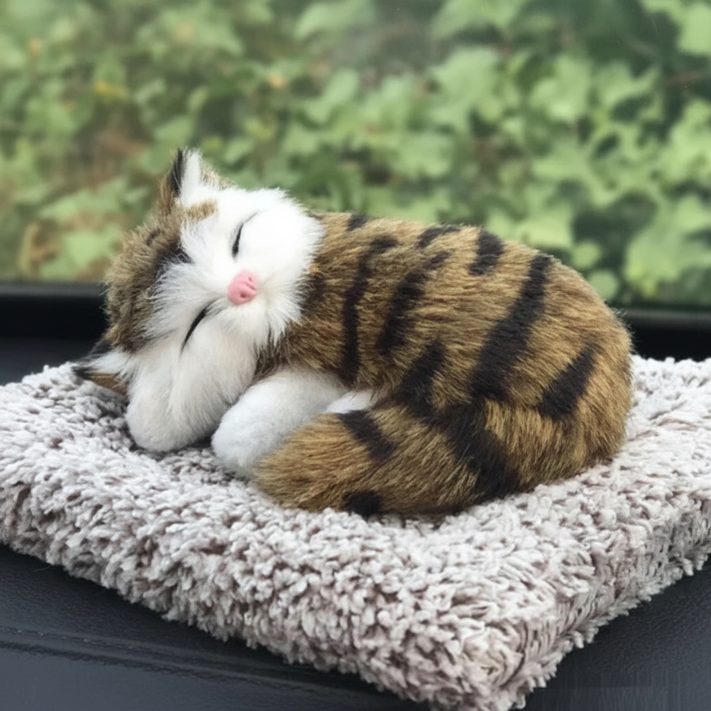 Brown Tabby Cat Plush