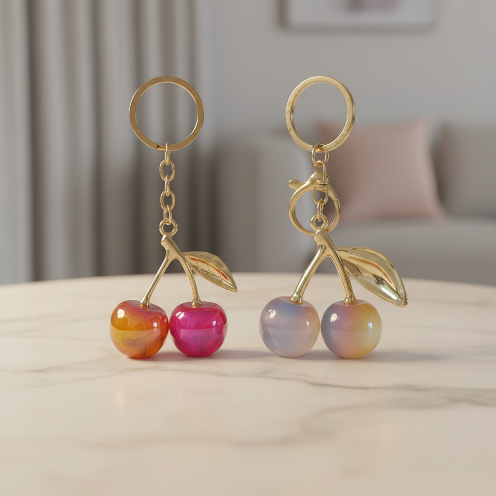 Cherry Keychains Two Variants
