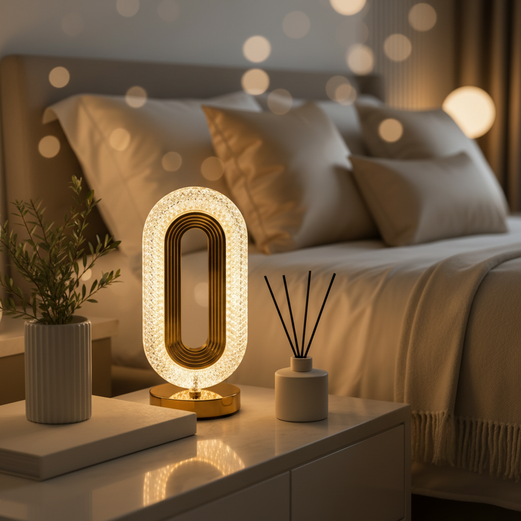 Crystal Lamp Bedside