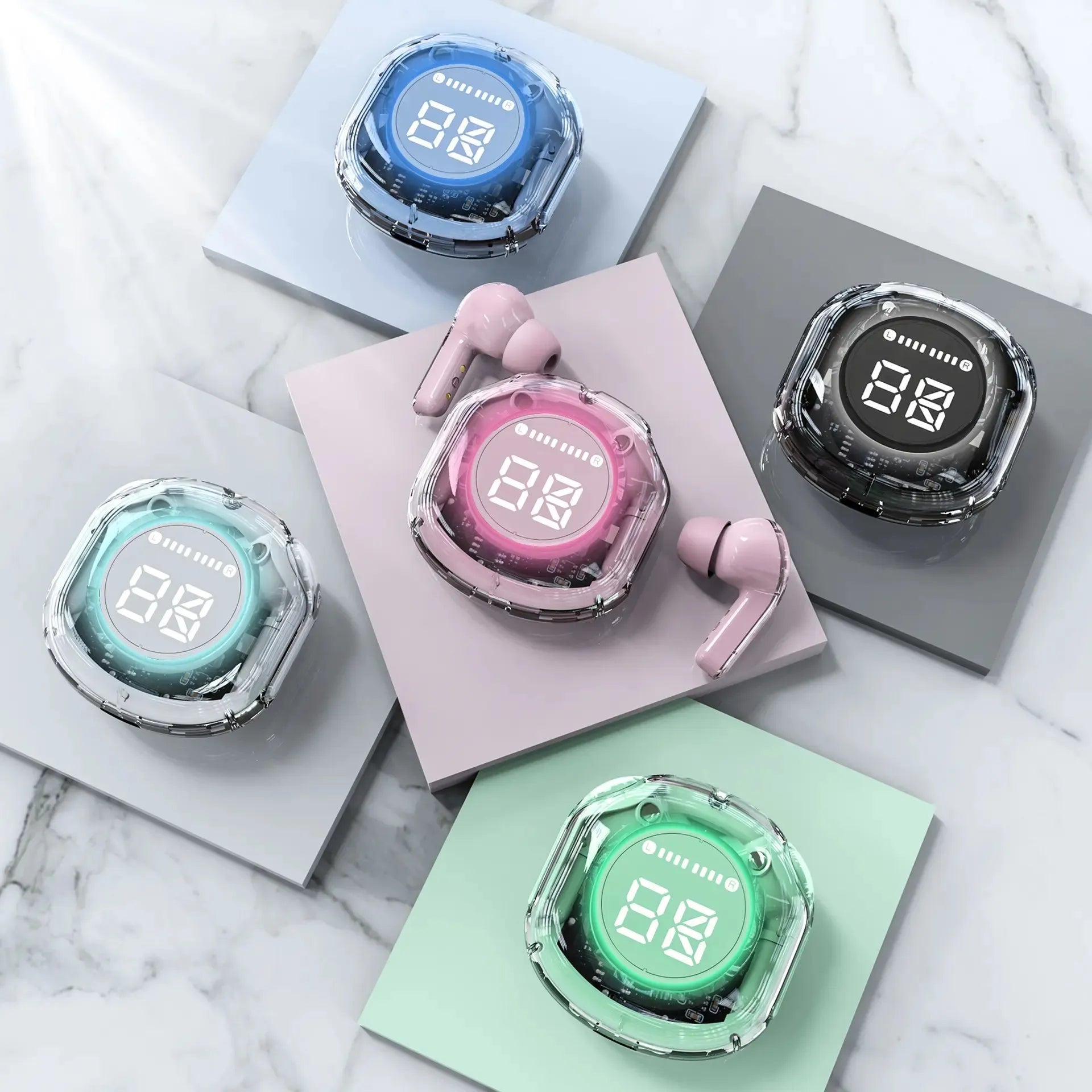 Air 39 Wireless Earbuds - Transparent AirPods