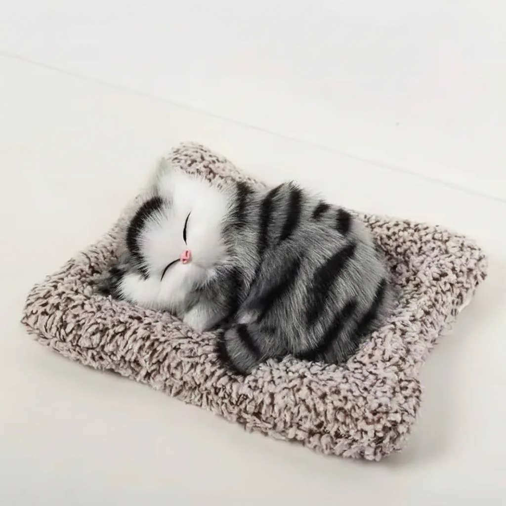 Grey Tabby Cat Plush