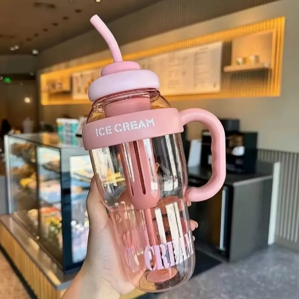 Pink Ice Cream Bottle
