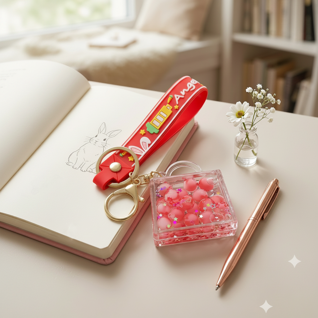 Pink Keychain
