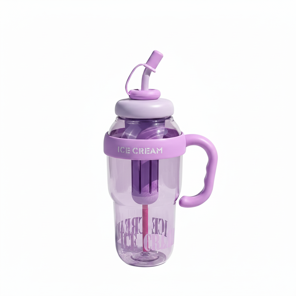 Purple Ice Cream Bottle