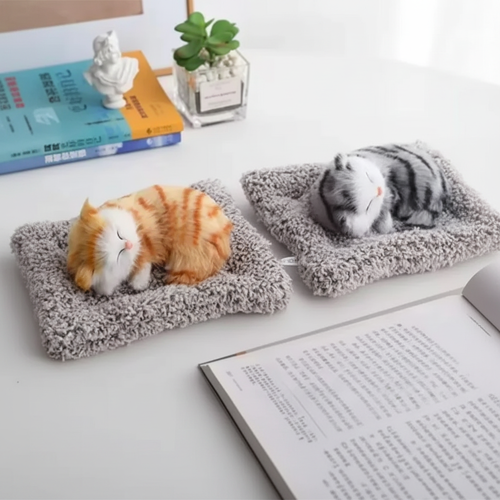 Two Cat Plush Toys